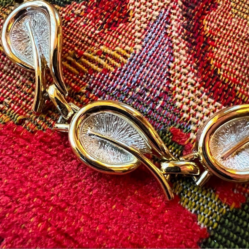 Vintage Tara Silver & Gold Collar Necklace